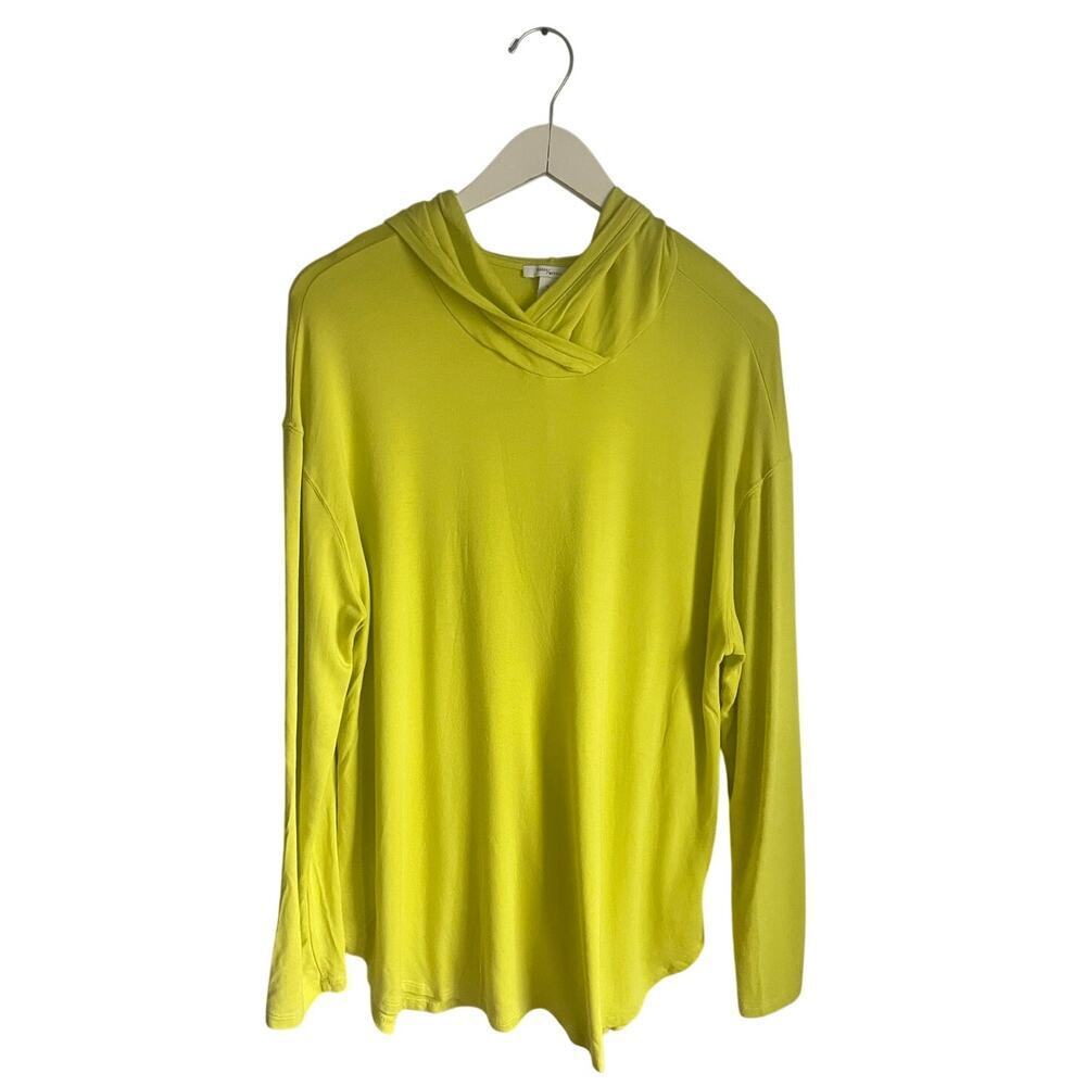 Daily Ritual Soft hoodie yoga Workout Lounge Bright Neon Yellow Chartreuse XL